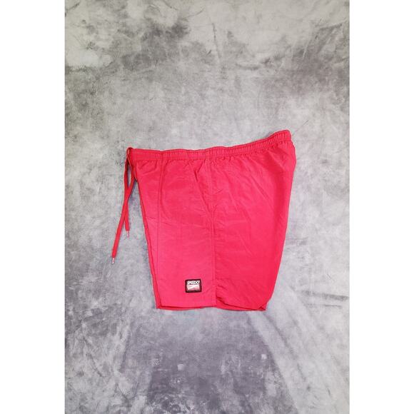 Vtg Speedo Sz XL Swim Trunks Men Red Nylon Lifeguard Shorts 90s Ca17-15 - Picture 5 of 7